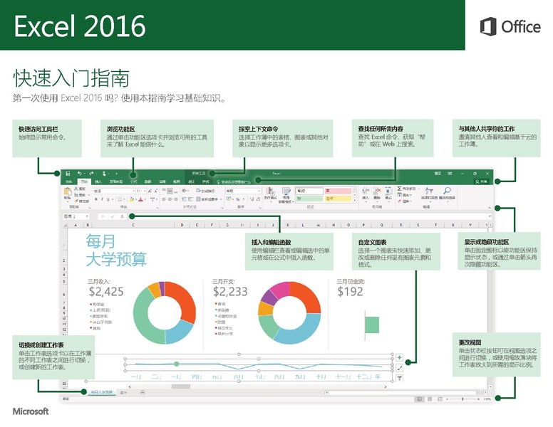 文件:EXCEL 2016 QUICK START GUIDE.PDF